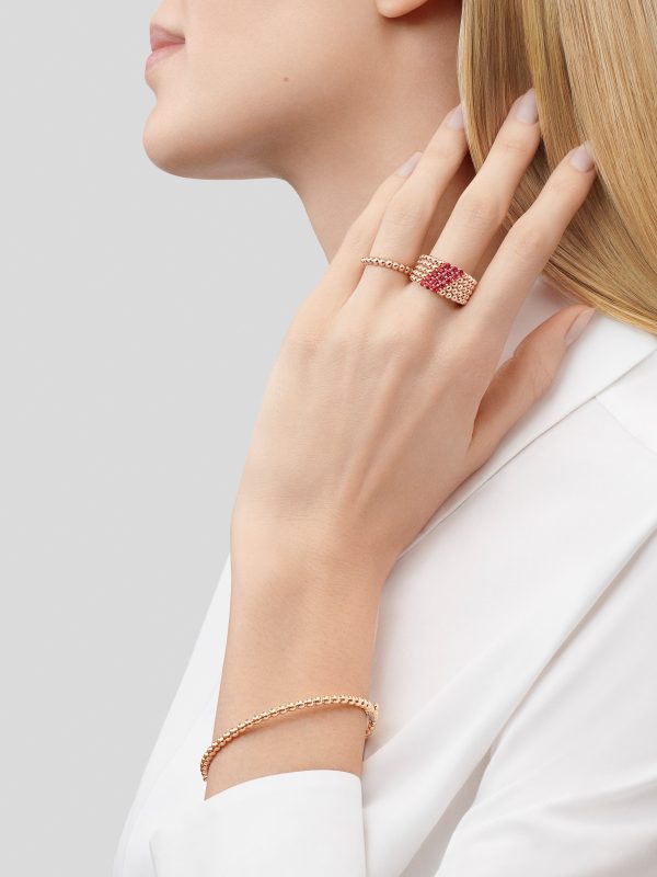 Perlée pearls of gold bracelet, medium model - Image 4