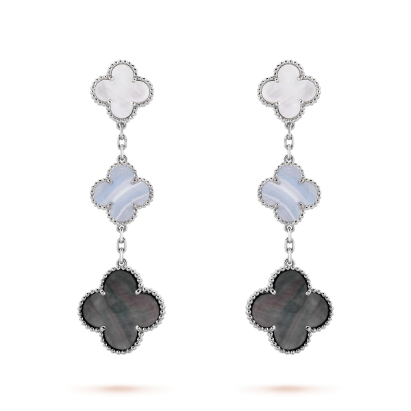 Magic Alhambra earrings, 3 motifs
