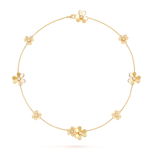Frivole necklace, 9 flowers - Image 4