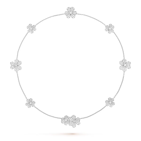 Frivole necklace, 9 flowers - Image 4