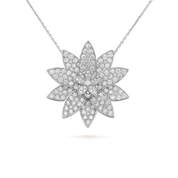 Lotus clip pendant, large model