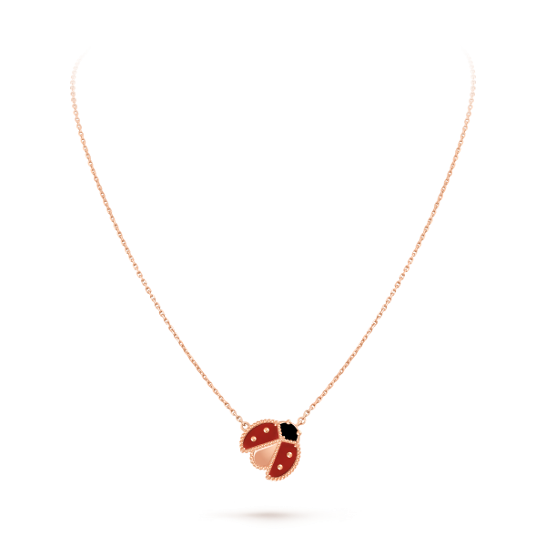 Lucky Spring pendant, open wings ladybug - Image 4