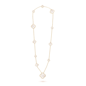 Magic Alhambra long necklace, 11 motifs