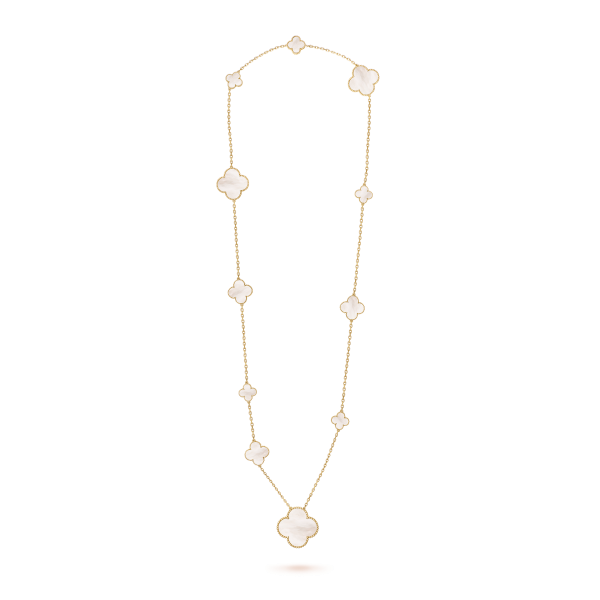 Magic Alhambra long necklace, 11 motifs