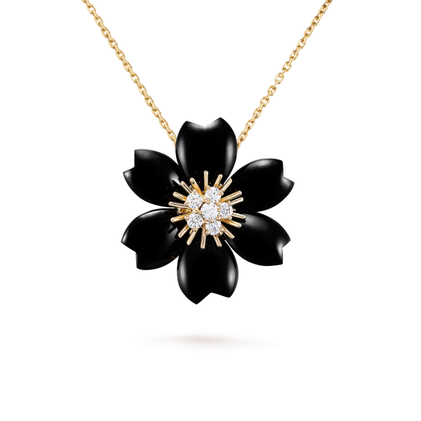 Rose de Noël clip pendant, small model