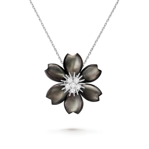 Rose de Noël clip pendant, small model