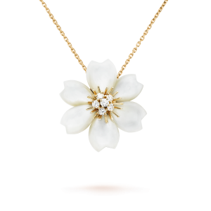 Rose de Noël clip pendant, small model