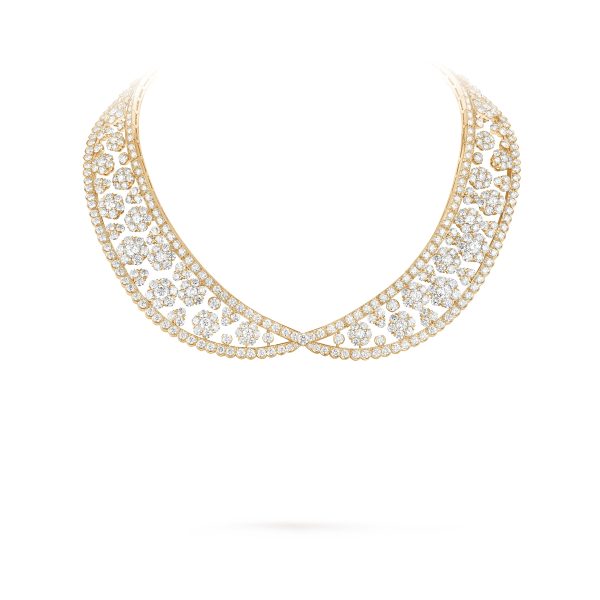 Snowflake collerette transformable necklace