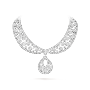 Snowflake collerette transformable necklace
