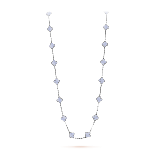 Vintage Alhambra long necklace, 20 motifs