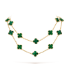 Vintage Alhambra long necklace, 20 motifs - Image 2