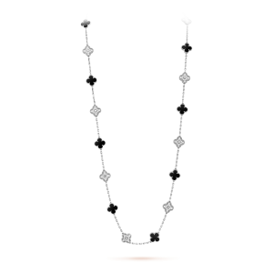 Vintage Alhambra long necklace, 20 motifs