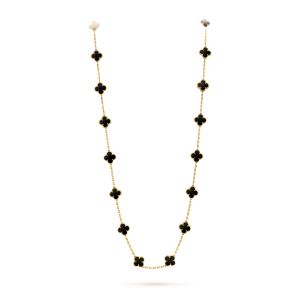 Vintage Alhambra long necklace, 20 motifs