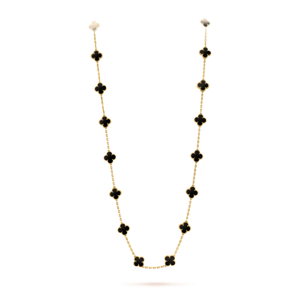 Vintage Alhambra long necklace, 20 motifs