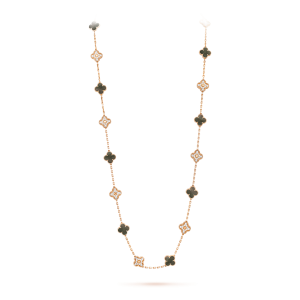 Vintage Alhambra long necklace, 20 motifs