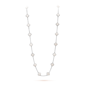 Vintage Alhambra long necklace, 20 motifs