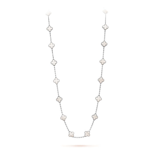 Vintage Alhambra long necklace, 20 motifs