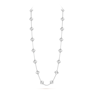 Vintage Alhambra long necklace, 20 motifs