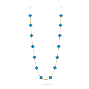Vintage Alhambra long necklace, 20 motifs
