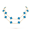 Vintage Alhambra long necklace, 20 motifs - Image 2