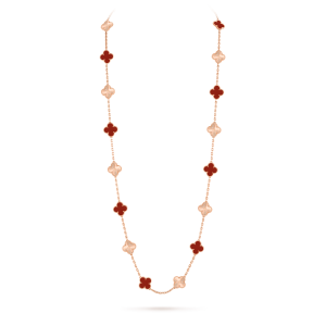 Vintage Alhambra long necklace, 20 motifs