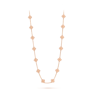 Vintage Alhambra long necklace, 20 motifs