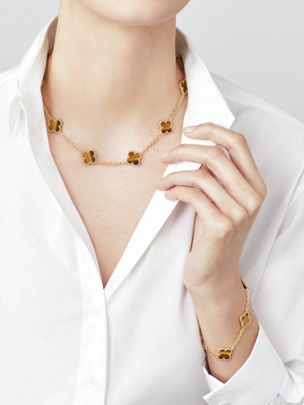Vintage Alhambra necklace, 10 motifs - Image 2