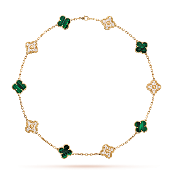 Vintage Alhambra necklace, 10 motifs