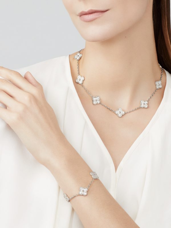 Vintage Alhambra necklace, 10 motifs - Image 2