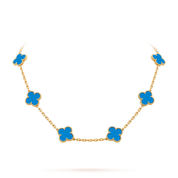 Vintage Alhambra necklace, 10 motifs - Image 3