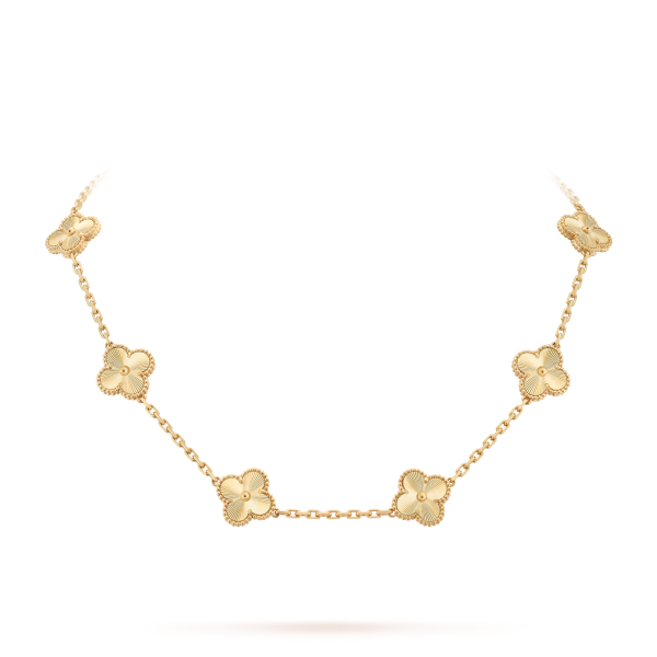 Vintage Alhambra necklace, 10 motifs - Image 3