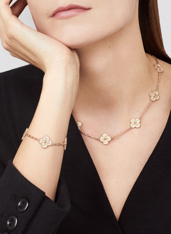 Vintage Alhambra necklace, 10 motifs - Image 2