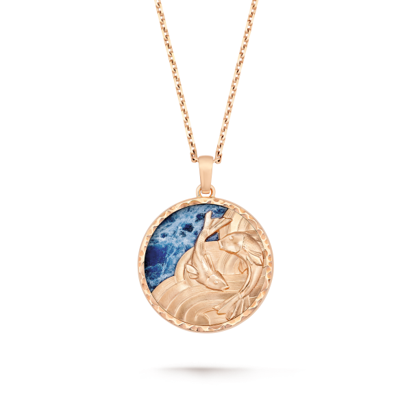 Zodiaque long necklace Piscium (Pisces)