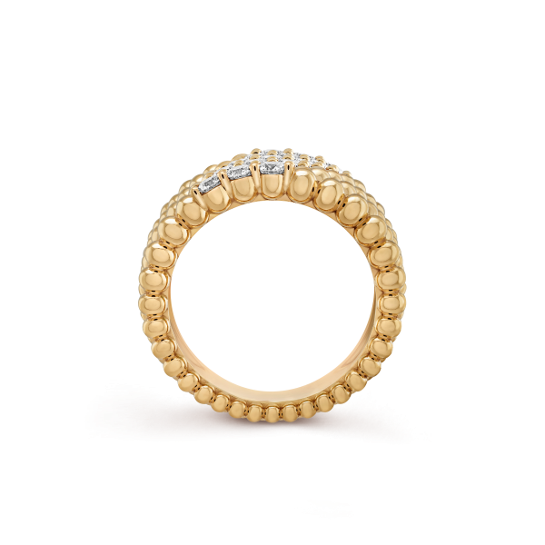 Perlée diamonds ring, 5 rows - Image 5
