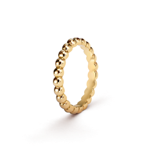Perlée pearls of gold ring, medium model