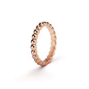 Perlée pearls of gold ring, medium model